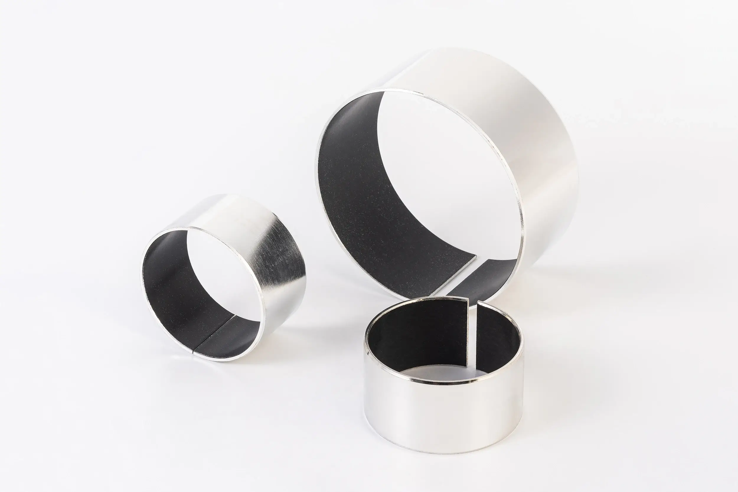 Wartungsfreies selbstschmierendes Verbundgleitlager JBM-50 — Stahl-Sinterbronze-PTFE Dreischichtaufbau